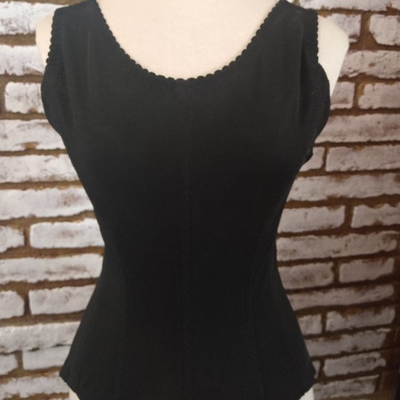 Forever Firm Black CORSET Bustier Steam Punk Goth - Picture 16 of 16